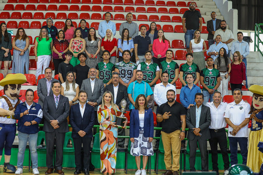 Presentan COBACH y Fundación Caudillos el “Juego de Estrellas” de la Liga Estudiantil de Futbol Americano Norte