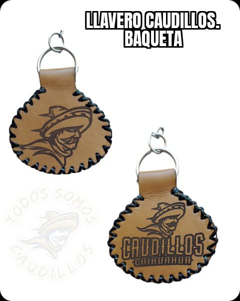 DRUNK KEYCHAIN WITH CAUDILLOS LOGO