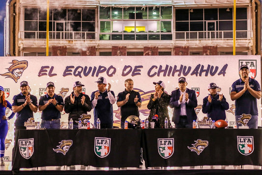 Se presenta Caudillos de Chihuahua en la Liga de Fútbol Americano (LFA)